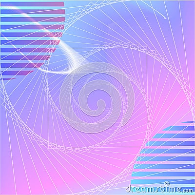 VAPORWAVE style electronic genre music Vector Illustration